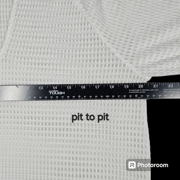 Jordan Taylor Pullover Hooded Waffle Knit Swimsuit Cover Up Size L - Picture 9 of 10